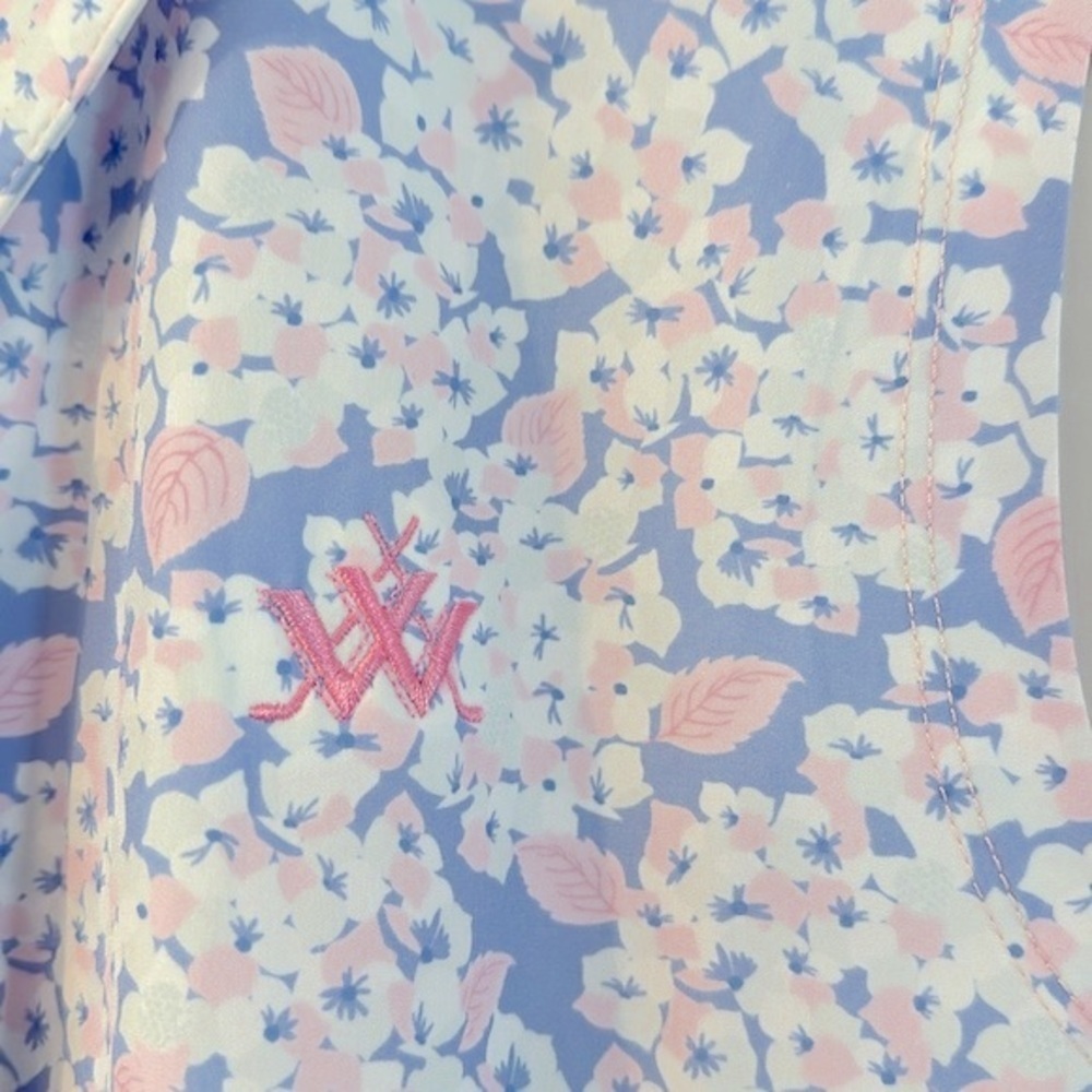 Women Turtles & Tees Masters in Bloom Peri Darby Polyester & Spandex Golf Dress - Picture 5 of 11